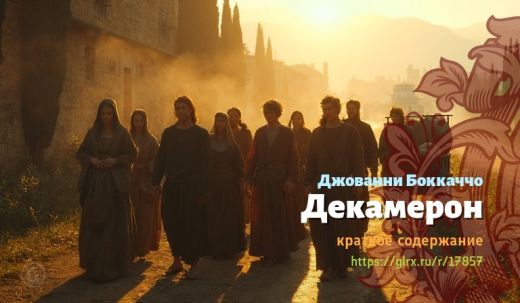 Читать краткий пересказ книги Джованни Боккаччо «Декамерон». Декамерон, Боккаччо, краткое содержание