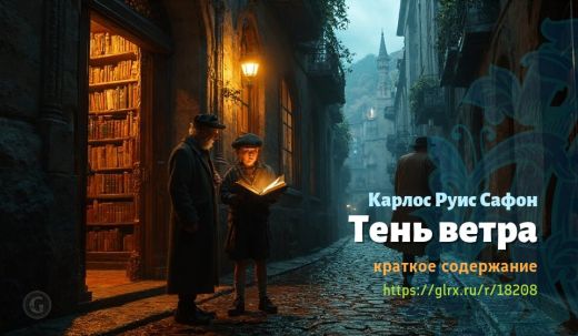Читать краткий пересказ книги Карлоса Руиса Сафона «Тень ветра». Тень ветра, Руис Сафон, краткое сод