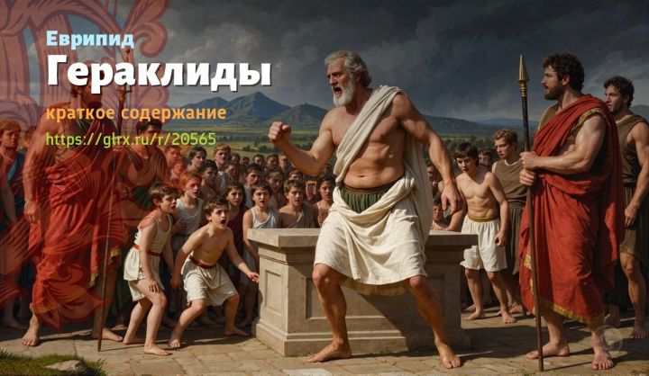 Читать краткий пересказ книги «Гераклиды» (автор:  Еврипид). Еврипид: «Гераклиды» Еврипида, краткое 