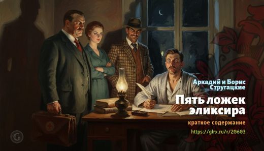 Читать краткий пересказ книги «Пять ложек эликсира» (автор: Аркадий Стругацкий). Аркадий и Борис Стр