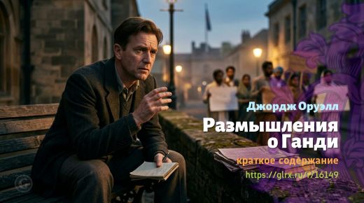 Читать краткий пересказ эссе Джорджа Оруэлла «Размышления о Ганди». Джордж Оруэлл: «Размышления о Га